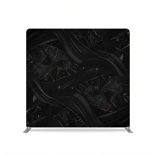 Obsidian Silk Flow Pillowcover Backdrop