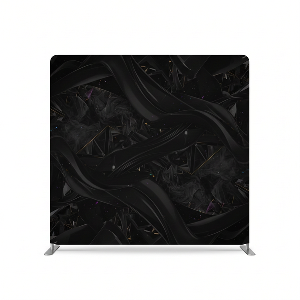 Obsidian Silk Flow Pillowcover Backdrop