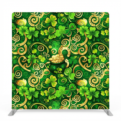 Gilded Emerald Fortune Pillowcover Backdrop