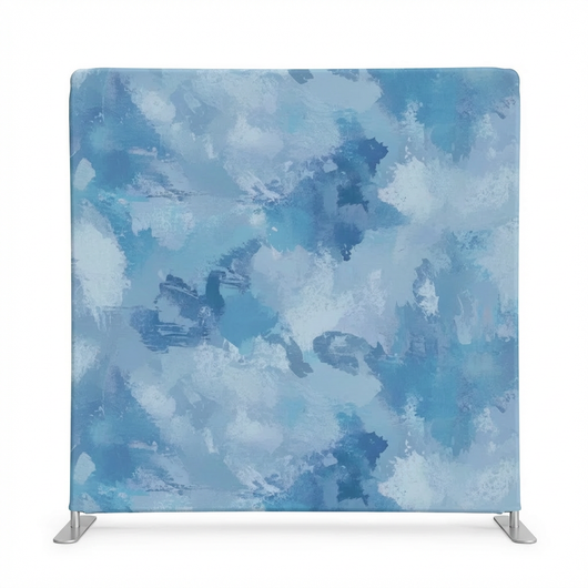 Double-sided Arctic Moonlight pillowcover backdrop by True Backdrops featuring serene, soft color tones and textures.