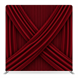 Crimson Scarlet Double-Sided Pillowcover Backdrop