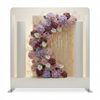 Gilded Petal double-sided backdrop pillowcover by True Backdrops featuring elegant floral design and gold accents.