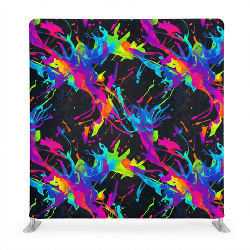 True Backdrops Electric Midnight Crush pillowcover backdrop featuring a vibrant, textured design in deep blue and purple hues.