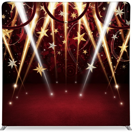 Starlight Encore Pillowcover Backdrop by True Backdrops featuring a shimmering starry design on soft fabric.