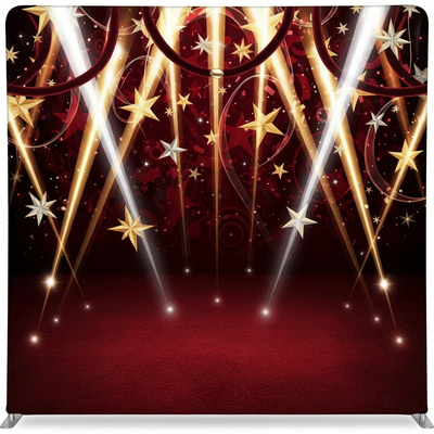 Starlight Encore Pillowcover Backdrop by True Backdrops featuring a shimmering starry design on soft fabric.
