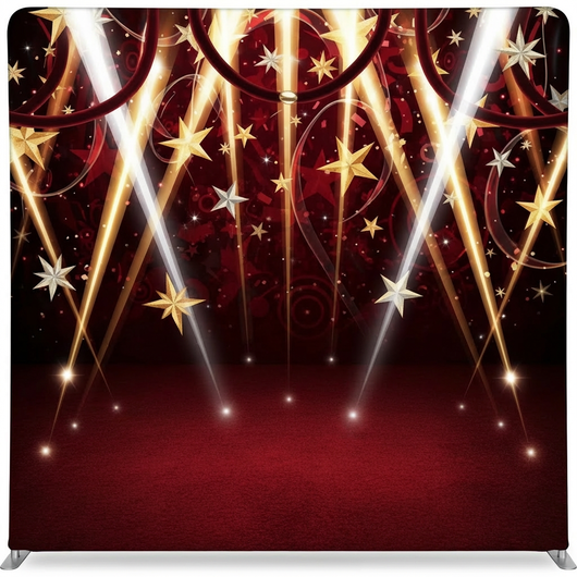 Starlight Encore Pillowcover Backdrop by True Backdrops featuring a shimmering starry design on soft fabric.