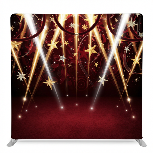 True Backdrops Starlight Encore Pillowcover Backdrop featuring a shimmering starry design on a soft fabric surface.