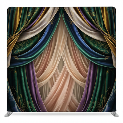 Imperial Silk Nocturne Pillowcover Backdrop by True Backdrops, featuring rich silk texture and deep, elegant colors.
