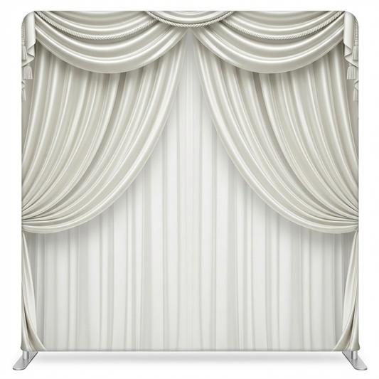 Alabaster Stage Reverie Pillowcover Backdrop by True Backdrops, featuring a soft, textured fabric and elegant design.