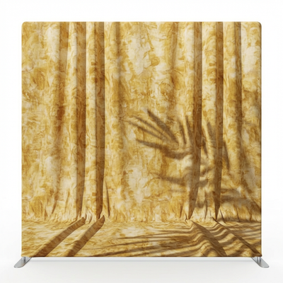 Champagne Sahara double-sided backdrop pillow cover by True Backdrops, featuring elegant design on both sides for photography or decor.