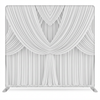 Alabaster opera drapes pillowcover backdrop by True Backdrops featuring elegant fabric with a luxurious, textured appearance.