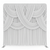 Pearly Cascade Drapery Pillowcover Backdrop by True Backdrops, featuring soft, elegant fabric with a cascading pearl pattern.