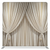 Gilded shell ivory pillowcover backdrop featuring a textured shell design for elegant interior decor.