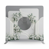 Heirloom Moonlight double-sided pillowcover backdrop by True Backdrops, showing detailed fabric with elegant moonlight pattern.