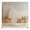 Double-sided velvet pillowcover backdrop by True Backdrops with soft desert tones and textured fabric on each side.