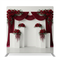 Crimson Heirloom Pillowcover Backdrop