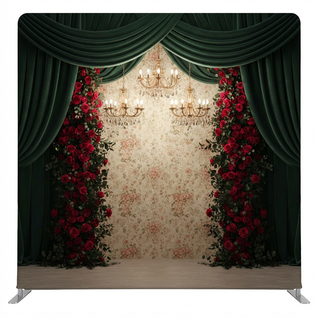 Emerald Manor Double-Sided Pillowcover Backdrop
