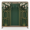 Emerald Gatsby Gate Pillowcover Backdrop