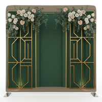 Emerald green double-sided pillowcover backdrop by True Backdrops, featuring textured fabric on both sides for versatile home decor.