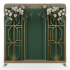 Emerald green double-sided pillowcover backdrop by True Backdrops, featuring textured fabric on both sides for versatile home decor.