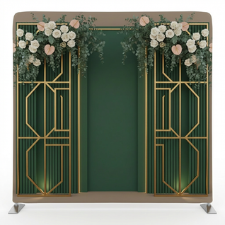 Emerald Winter Double-Sided Pillowcover Backdrop