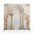 Serene archway garden pillowcover backdrop by True Backdrops, featuring lush greenery and floral arch design for decorative photography.