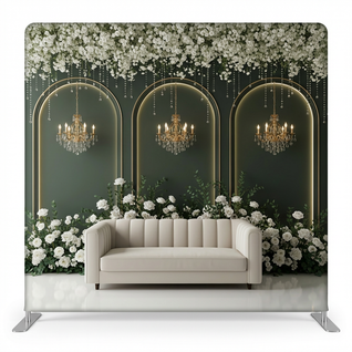 Emerald Manor Double-Sided Pillowcover Backdrop