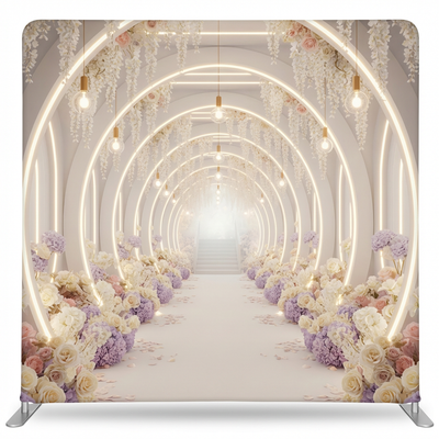 Luminous Midnight double-sided pillowcover backdrop by True Backdrops, featuring dark, glowing fabric with luminous midnight design.