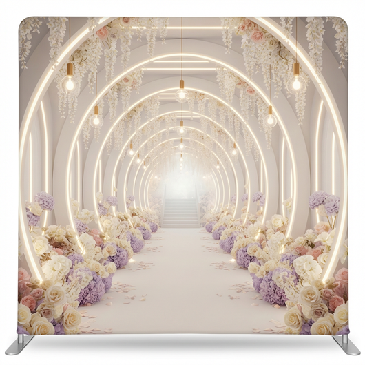 Luminous Midnight double-sided pillowcover backdrop by True Backdrops, featuring dark, glowing fabric with luminous midnight design.