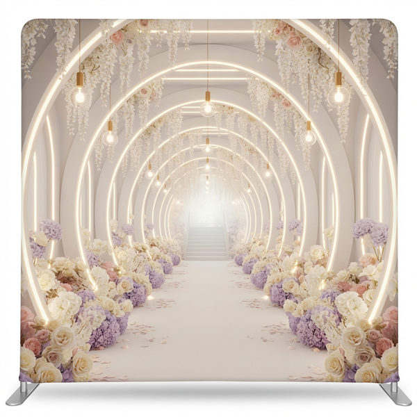 Luminous Midnight double-sided pillowcover backdrop by True Backdrops, featuring dark, glowing fabric with luminous midnight design.