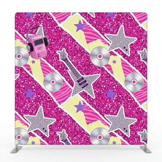 Electric Pop Dream Pillowcover Backdrop by True Backdrops, featuring vibrant colorful pillow design for photography backgrounds.