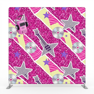 Electric Pop Dream Pillowcover Backdrop by True Backdrops, featuring vibrant colorful pillow design for photography backgrounds.
