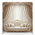 Champagne Rose Elegance pillowcover backdrop by True Backdrops featuring soft pink rose design for romantic decor.