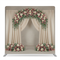 Champagne Rose Arch Pillowcover Backdrop