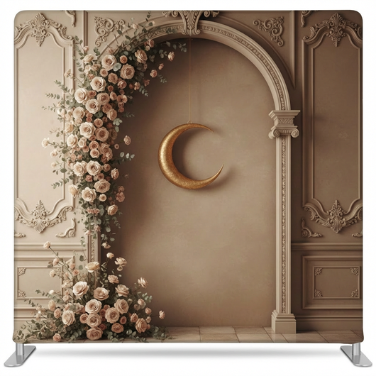 Gilded Moon Garden Pillowcover Backdrop