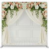 Porcelain Rose Garden pillowcover backdrop by True Backdrops, featuring soft floral design and decorative fabric for photography backgrounds.