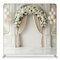 Ivory Celebration Arch Pillowcover Backdrop