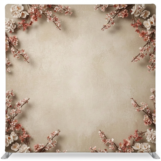 Heirloom Blossom Pillowcover Backdrop by True Backdrops featuring a floral fabric pattern for decorative pillow covers.