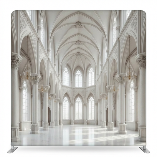 Sacred Silence Pillowcover Backdrop by True Backdrops featuring a detailed, artistic design for decorative pillow covers.