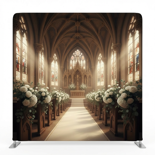 Sacred Silence Pillowcover Backdrop by True Backdrops featuring a serene, artistic design perfect for photography and decor.