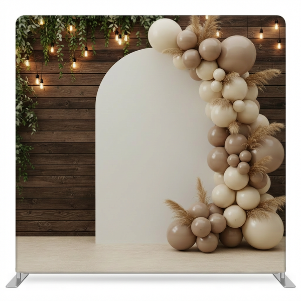 Toasted vanilla Twilight pillowcover backdrop by True Backdrops, featuring soft fabric with a warm, twilight-inspired vanilla color.
