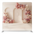 Petals and parchment pillowcover backdrop by True Backdrops, featuring soft floral and parchment textures for elegant photography backgrounds.
