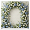 Porcelain blue meadow pillowcover backdrop by True Backdrops, featuring a serene floral design on soft porcelain-colored fabric.