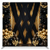 Gilded Midnight Velvet Pillowcover Backdrop by True Backdrops, featuring luxurious velvet fabric with a rich, dark gold finish.