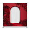 Crimson Romance Arch Pillowcover Backdrop