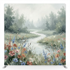 Willow Creek Muse Pillowcover Backdrop by True Backdrops, featuring a framed fabric pillowcover for photography or decor.