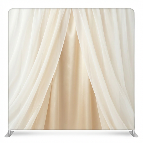 Silk chiffon whisper pillowcover backdrop in soft pastel shades, designed for elegant photography or event decor.