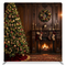 Heritage Christmas Hearth Pillowcover Backdrop