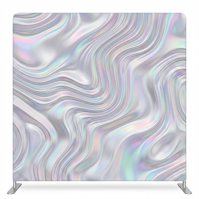Celestial Oil Spill pillowcover backdrop by True Backdrops featuring a vibrant, swirling celestial design for photography or decor.