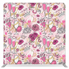 Pink Champagne Toast pillowcover backdrop from True Backdrops, featuring a soft pink fabric with decorative pillow design.